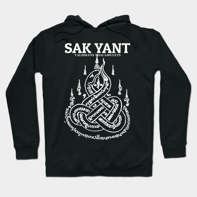 Sak Yant Muay Thai Snake Hoodie by KewaleeTee